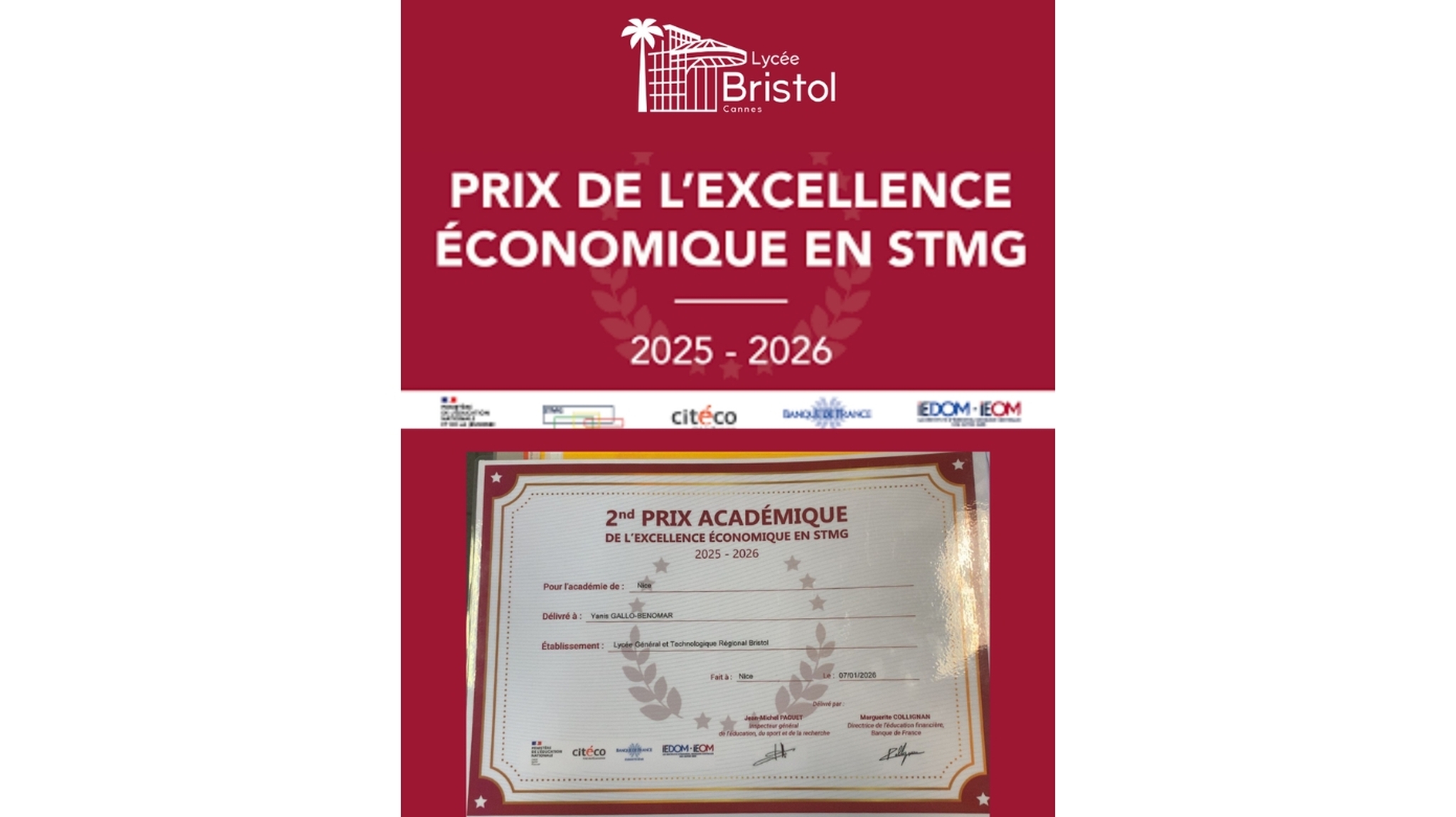 2e prix excellence economique